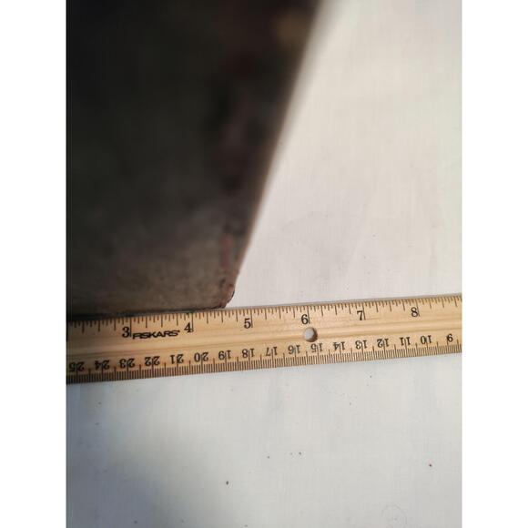 Unbranded 2 Bottle Wine Box Wood Distressed Curved Case With Handle - Picture 5 of 16